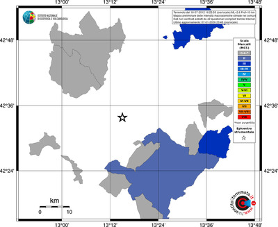 Mappa MCS - territori comuni