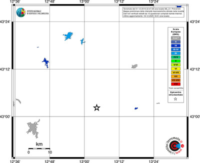 Mappa EMS - territori località