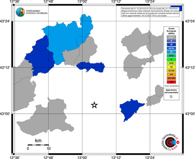 Mappa EMS - territori comuni