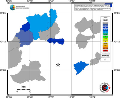 Mappa MCS - territori comuni