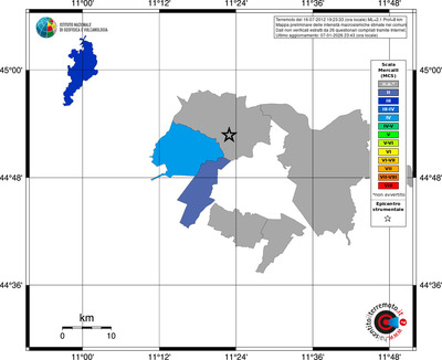 Mappa MCS - territori comuni