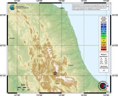 Mappa EMS - località