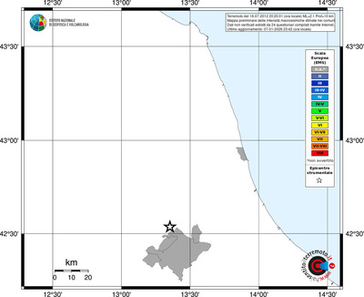 Mappa EMS - territori comuni