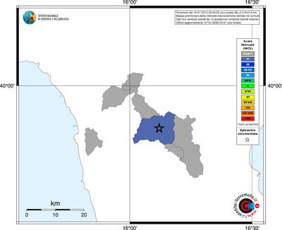 Mappa MCS - territori comuni