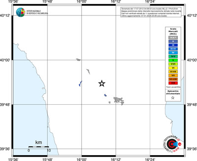Mappa MCS - territori località