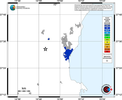 Mappa EMS - territori località