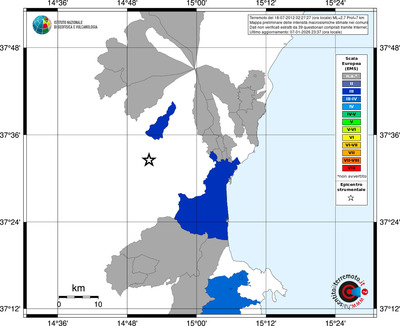 Mappa EMS - territori comuni