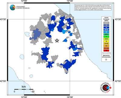 Mappa EMS - territori comuni