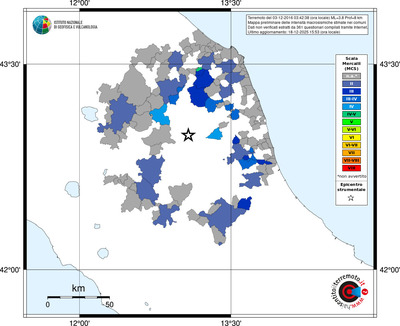 Mappa MCS - territori comuni