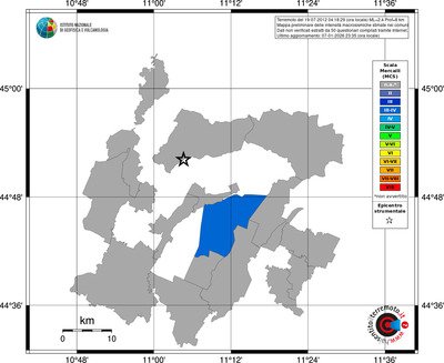 Mappa MCS - territori comuni