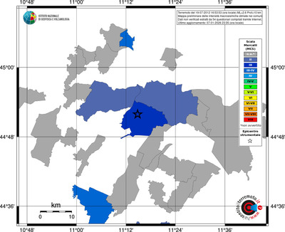 Mappa MCS - territori comuni