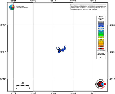 Mappa MCS - territori località