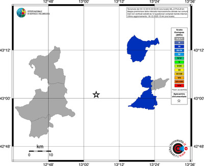 Mappa EMS - territori comuni