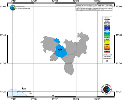 Mappa MCS - territori comuni