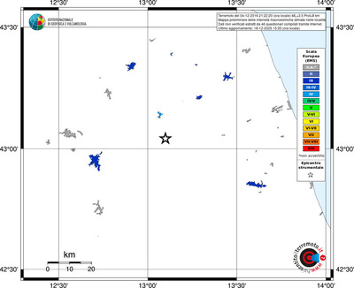 Mappa EMS - territori località