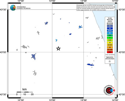 Mappa MCS - territori località