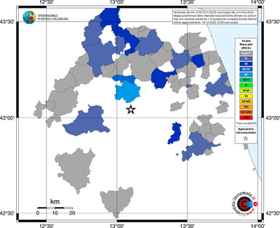 Mappa MCS - territori comuni