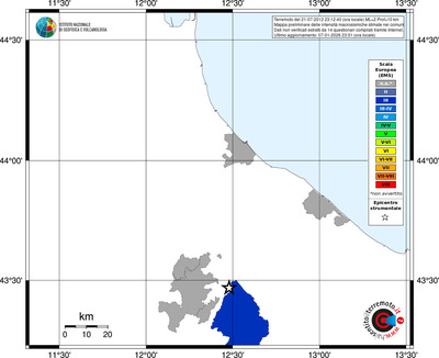 Mappa EMS - territori comuni