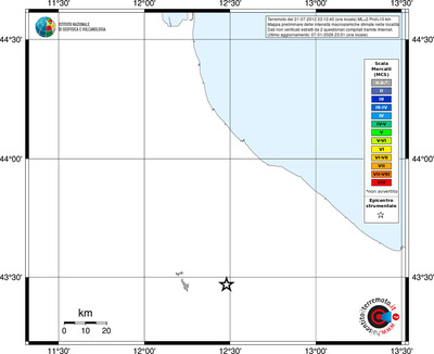 Mappa MCS - territori località