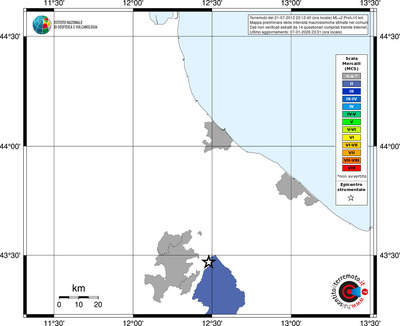 Mappa MCS - territori comuni