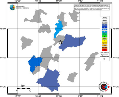 Mappa MCS - territori comuni