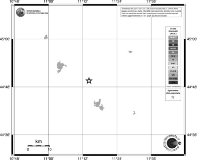 Mappa MCS - territori località