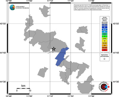 Mappa MCS - territori comuni