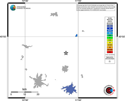 Mappa MCS - territori località