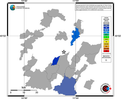 Mappa MCS - territori comuni