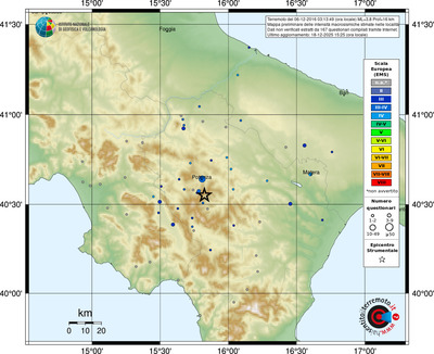 Mappa EMS - località