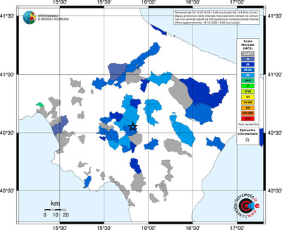 Mappa MCS - territori comuni