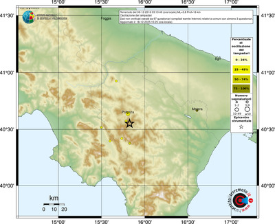 Mappa comuni con almeno 3 questionari