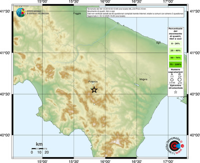 Mappa comuni con almeno 3 questionari