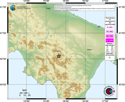 Mappa comuni con almeno 3 questionari