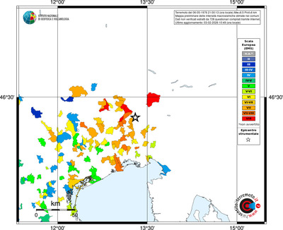 Mappa EMS - territori comuni