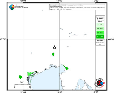 Mappa territorio comunale con almeno 3 questionari
