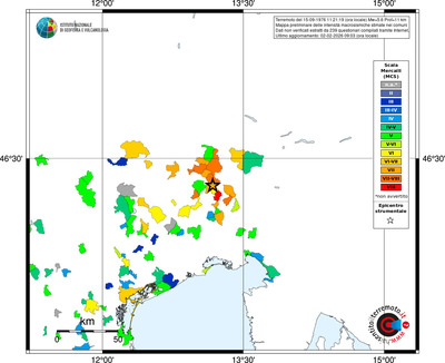 Mappa MCS - territori comuni
