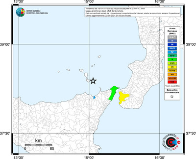 Mappa EMS riferita ai limiti comunali