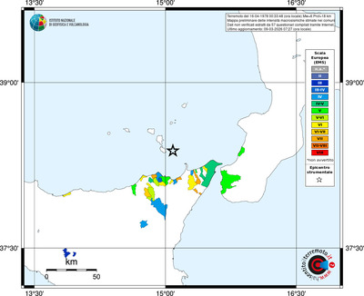 Mappa EMS - territori comuni