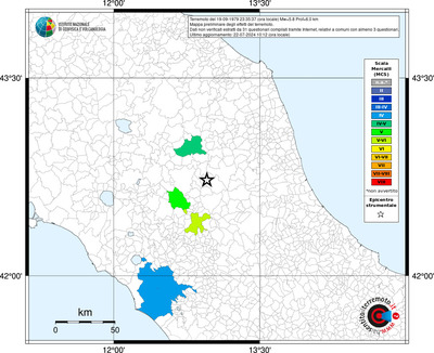 Mappa MCS riferita ai limiti comunali