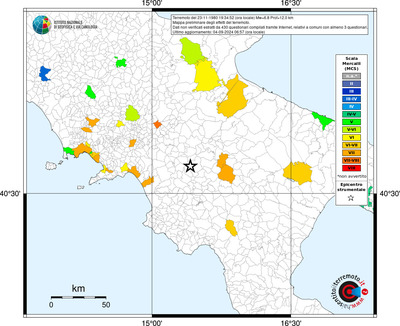 Mappa MCS riferita ai limiti comunali