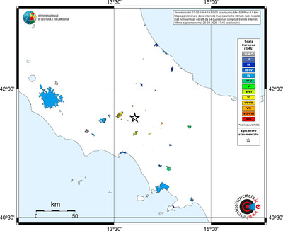 Mappa EMS - territori località