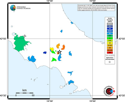 Mappa EMS - territori comuni