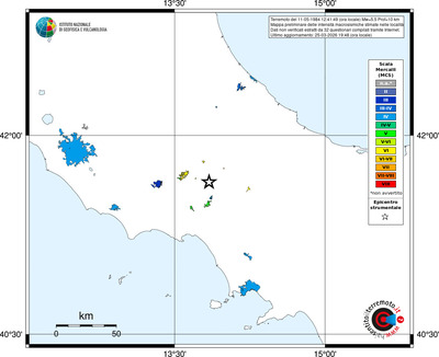 Mappa MCS - territori località