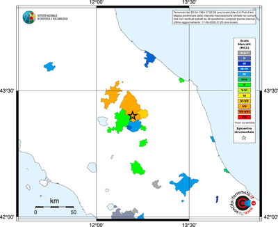 Mappa MCS - territori comuni