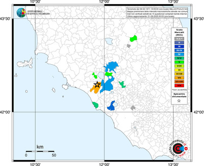 Mappa MCS - territori comunali