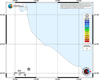 Mappa EMS - territori località