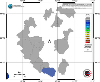 Mappa MCS - territori comuni