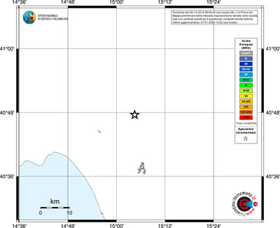 Mappa EMS - territori località
