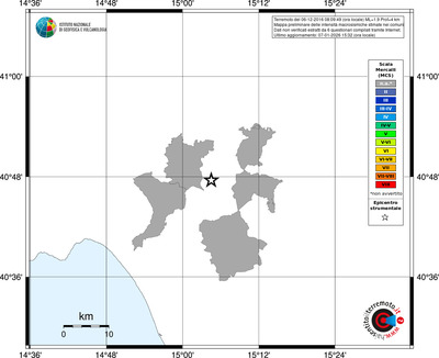 Mappa MCS - territori comuni